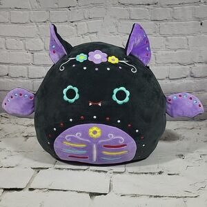 Squishmallows 12" Betty The Black Bat Day of The Dead Halloween Plush